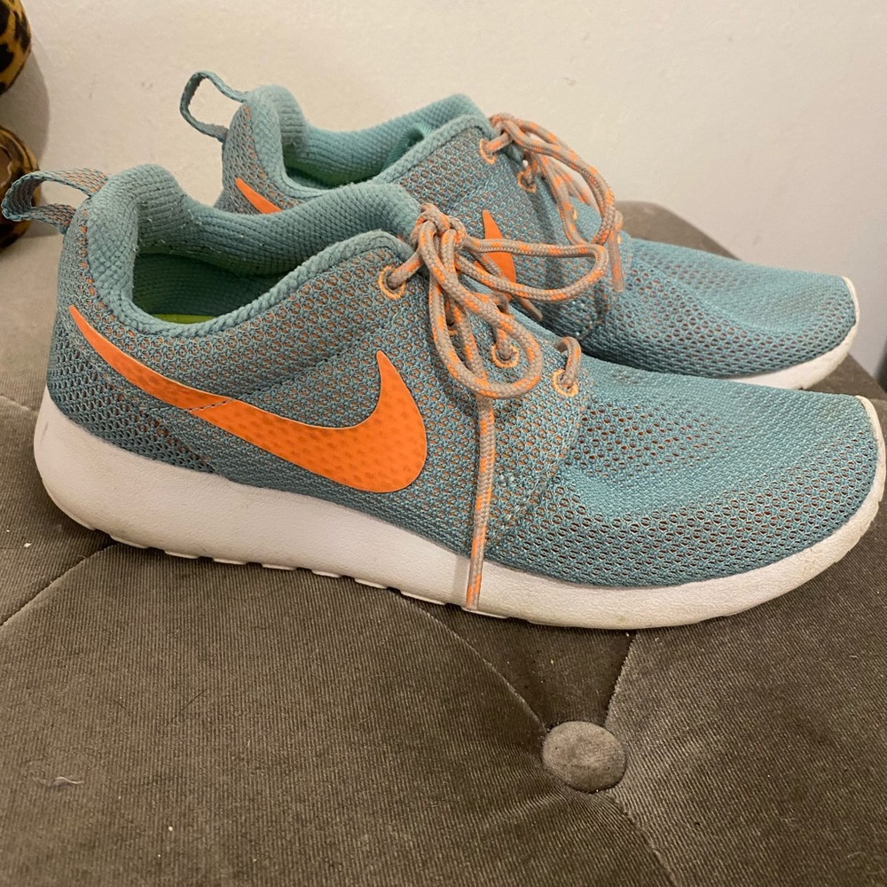Nike Teal & Orange Roches